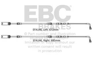 EBC Front Wear Lead For BMW - EFA146